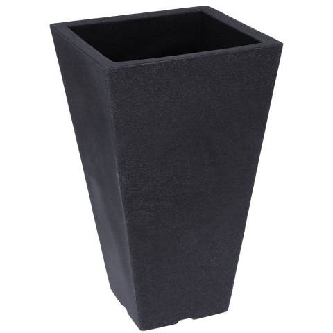 Doniczka ogrodowa plastikowa szara kwadratowa 27x45,5 cm VILDE 339315