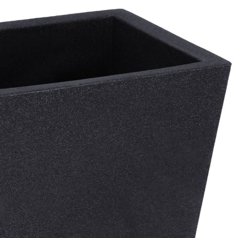 Doniczka ogrodowa plastikowa szara kwadratowa 27x45,5 cm VILDE 339315