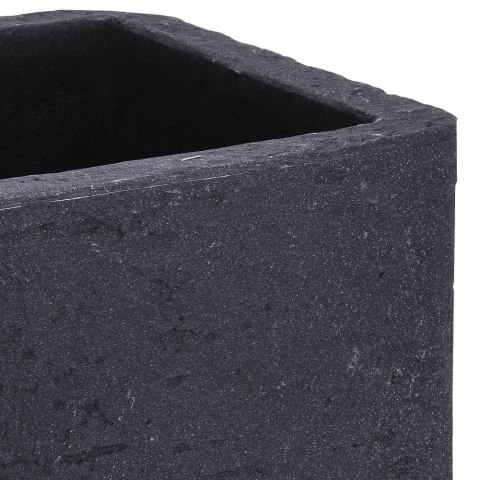 Doniczka ogrodowa plastikowa szara kwadratowa 39x33,5 cm VILDE 339329