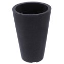 Doniczka ogrodowa plastikowa szara okrągła 24x35 cm VILDE 339311