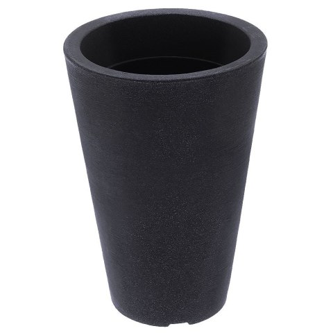 Doniczka ogrodowa plastikowa szara okrągła 24x35 cm VILDE 339311