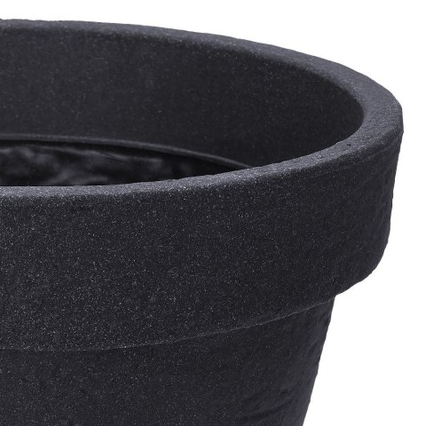 Doniczka ogrodowa plastikowa szara okrągła 35x38,5 cm VILDE 339330