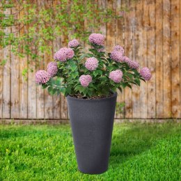 Doniczka ogrodowa plastikowa szara okrągła 35,5x55,5 cm VILDE 339313