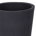 Doniczka ogrodowa plastikowa szara okrągła 35,5x55,5 cm VILDE 339313