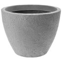 Doniczka ogrodowa plastikowa szara okrągła 37,5x48 cm VILDE 339326