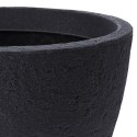 Doniczka ogrodowa plastikowa szara okrągła 37,5x48 cm VILDE 339327