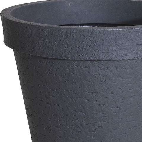 Doniczka ogrodowa plastikowa szara okrągła 48x43 cm VILDE 339154