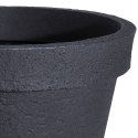 Doniczka ogrodowa plastikowa szara okrągła 48,5x43 cm VILDE 339333