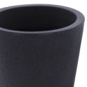 Doniczka ogrodowa plastikowa szara okrągła duża 28x45 cm VILDE 339312