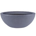 Doniczka ogrodowa plastikowa szara owalna 59x34 cm VILDE 339199