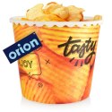 Kubełek na popcorn chipsy nachosy przekąski do filmu miska 2.3L ORION 121780