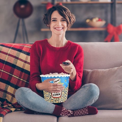 Kubełek na popcorn chipsy nachosy przekąski do filmu miska 2.3L ORION 121781