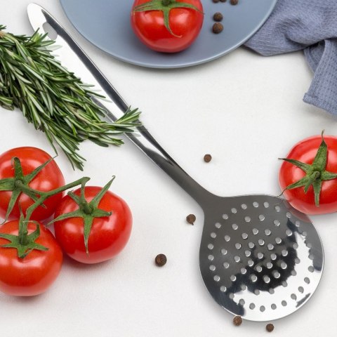 Łyżka szumówka stalowa kuchenna 32cm GET-IT 259150
