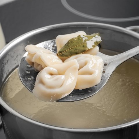 Łyżka szumówka stalowa kuchenna 32cm GET-IT 259150