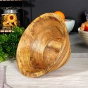 Miska drewniana na owoce warzywa przekąski MANGO 19.5cm 1L VILDE 139286