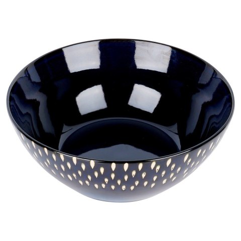 Miska sałatkowa do sałatki ceramiczna granatowa 23cm 2L SIAKI COLLECTION 139712