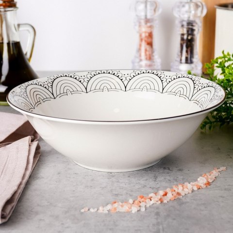 Miska sałatkowa do sałatki surówki porcelanowa MAYA 23cm 1.4L NAVA 10-099-354