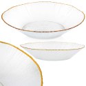Miska sałatkowa do sałatki zupy szklana złota 20.5cm 500ml VILDE 139718