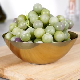 Miska stalowa do zupy na owoce przekąski słodycze złota 12cm 250ml VILDE 139395