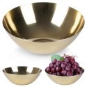 Miska stalowa do zupy na owoce przekąski słodycze złota 12cm 250ml VILDE 139395