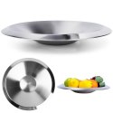 Miska stalowa na owoce warzywa przekąski słodycze srebrna 35cm 1.9L VILDE 139383