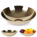 Miska stalowa na owoce warzywa przekąski słodycze złota 27.5cm 2.5L VILDE 139397