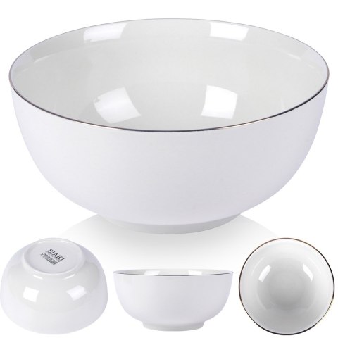 Miska stołowa jadalniana do serwowania porcelanowa biała 19cm 1.5L SIAKI COLLECTION 139418