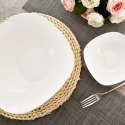 Miska szklana biała LUNA 25cm 2L ORION 127806