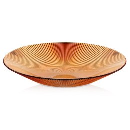 Miska szklana do serwowania bursztynowa 30cm 1.5L VILDE 139728