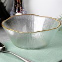 Miska szklana złota do zupy miseczka 15cm 500ml VILDE 139715
