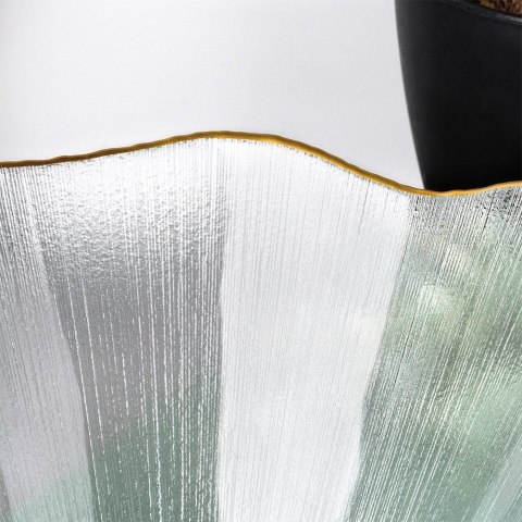 Miska szklana złota do zupy miseczka 15cm 500ml VILDE 139715