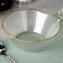 Miska szklana złota do zupy miseczka 15cm 500ml VILDE 139715