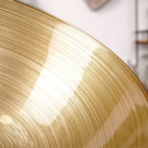 Miska szklana złota na sałatkę przekąski chipsy 28cm 3.6L VILDE 139262