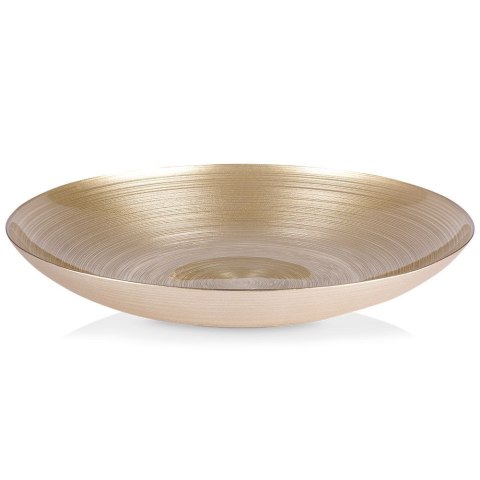 Miska szklana złota na sałatkę przekąski chipsy duża 40cm 6.5L VILDE 139264