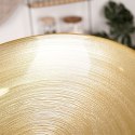 Miska szklana złota na sałatkę przekąski chipsy duża 40cm 6.5L VILDE 139264