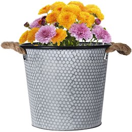 Osłonka na doniczkę metalowa 26x22,5 cm VILDE 339066