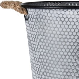 Osłonka na doniczkę metalowa 26x22,5 cm VILDE 339066