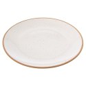 Talerz deserowy ceramiczny beżowy 20cm ORION 129106