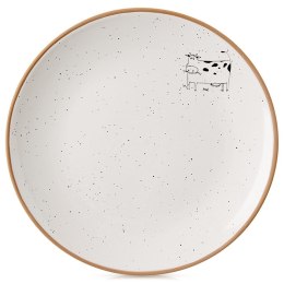 Talerz deserowy ceramiczny beżowy 20cm ORION 129108