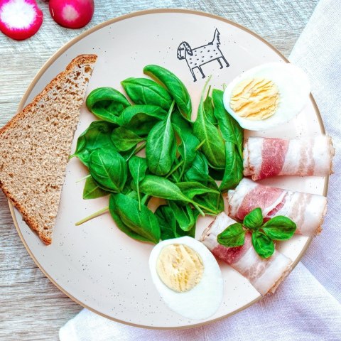 Talerz deserowy ceramiczny beżowy 20cm ORION 129111