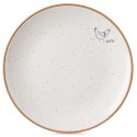 Talerz deserowy ceramiczny beżowy 20cm ORION 129112