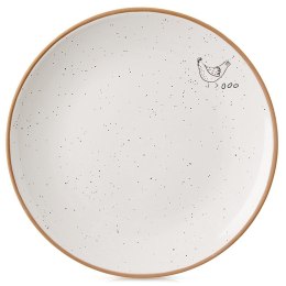 Talerz deserowy ceramiczny beżowy 20cm ORION 129112