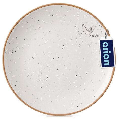 Talerz deserowy ceramiczny beżowy 20cm ORION 129112