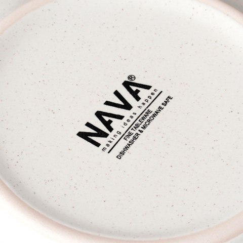 Talerz deserowy ceramiczny beżowy ARTHENA BEIGE 20.5cm NAVA 10-141-081