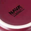 Talerz deserowy ceramiczny bordowy SOHO 20.5cm NAVA 10-099-292