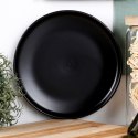 Talerz deserowy ceramiczny czarny SOHO 20.5cm NAVA 10-099-282