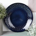 Talerz deserowy ceramiczny granatowy 22cm SIAKI COLLECTION 139707