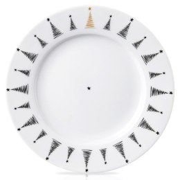 Talerz deserowy porcelanowy CHOINKA 20cm ORION 129583