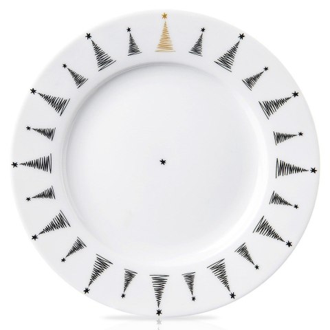 Talerz deserowy porcelanowy CHOINKA 20cm ORION 129583
