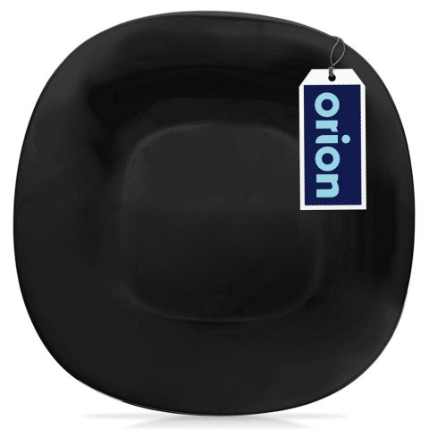Talerz deserowy szklany czarny LUNA 20.5x20.5x1.8cm ORION 129549
